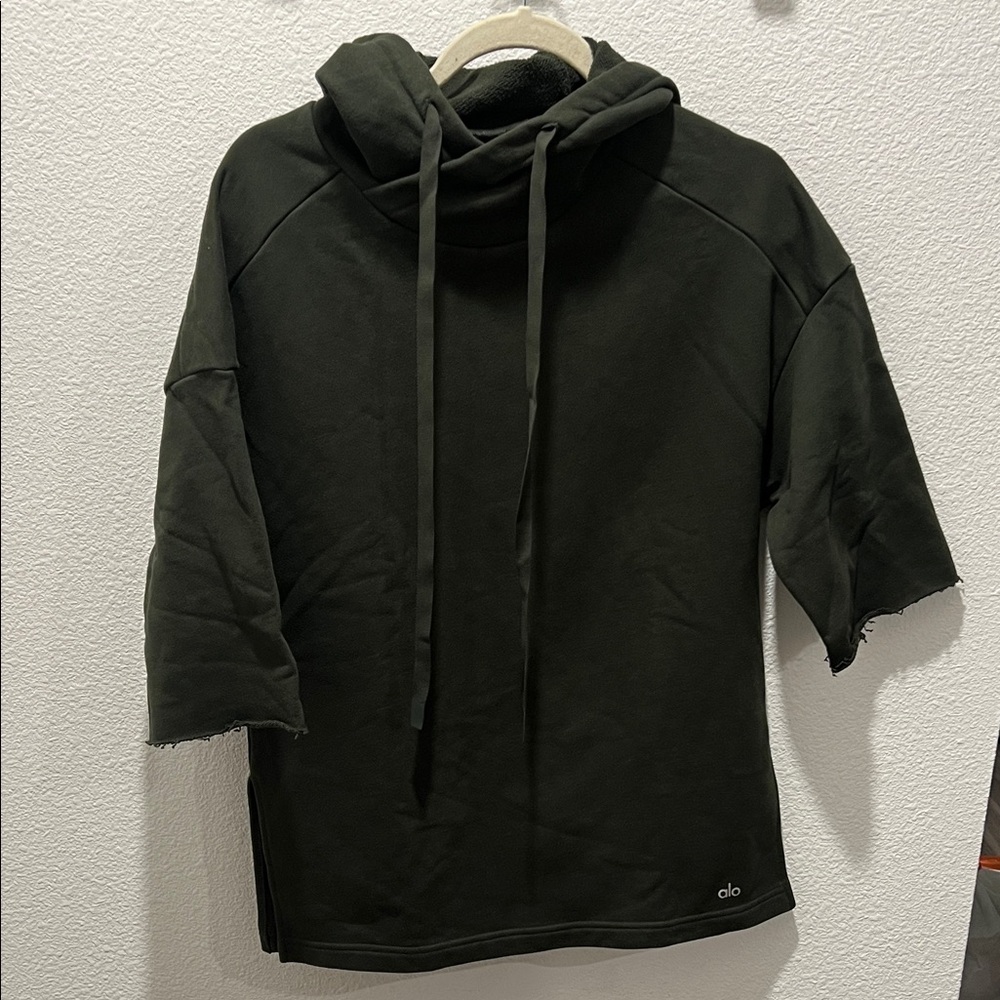 ALO Yoga Dark Green Oversized Hoodie